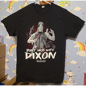 The Walking Dead Don’t Mess With (Daryl) Dixon 2014 TShirt Size Large Black